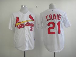 St.Louis Cardinals CRAIG 21 white MLB Jerseys