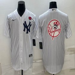 Nike New York Yankees blank white majestic baseball Jerseys-BD 03