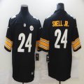 Nike Pittsburgh Steelers #24 Benny Snell Jr. black Color Rush Limited Jersey