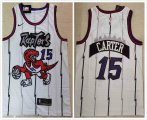 Toronto Raptors 15# Vince Carter white nike NBA basketball jersey-XD