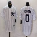 Nike New York Yankees #0 Marcus Stroman white majestic baseball Jersey