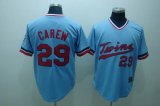 Mlb Minnesota Twins 29 CAREW Blue jersey