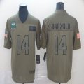 New York Jets #14 Sam Darnold Nike Camo 2019 Salute to Service Retired Limited Jersey#40