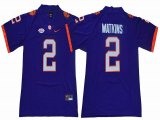 Clemson Tigers #2 Sammy Watkins College Football Jersey - purple