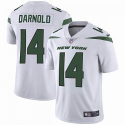 Youth Nike New York Jets #14 Sam Darnold white Color Rush Limited Jersey-BD