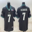 2023 NFL Super Bowl Philadelphia Eagles #7 Haason Reddick black Color Rush Limited Jersey