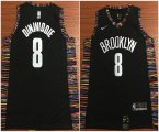 Brooklyn Nets #8 Spencer Dinwiddie black nike NBA Jersey-City Edition