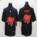 Nike Tampa Bay Buccaneers #12 Tom Brady black Color Rush Limited jersey-BD