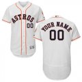 Custom Houston Astros white Flexbase Authentic Collection Jersey