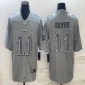 Nike Philadelphia Eagles #11 Carson A.J. Brown gray Color Rush Limited Jersey 01