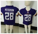 Nike Minnesota Vikings #28 Adrian Peterson purple nfl children jersey