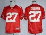 Ohio State Buckeyes Eddie George 27 College Football Jerseys - Scarlet