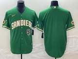 Nike San Diego Padres blank green majestic mlb Jerseys Joint name 01