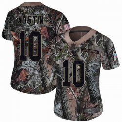 Women Dallas Cowboys #10 Austin nike Camo Color Rush Limited Jersey