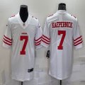 Nike San Francisco 49ers #7 Colin Kaepernick White Color Rush Limited Jersey-BD