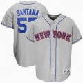 New York Mets 57 Johan Santana gray Jersey