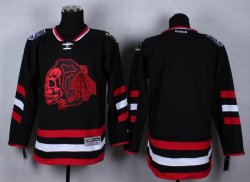 Reebok Chicago Blackhawks blank black Ice Hockey Jerseys