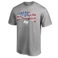 Men's Tampa Bay Buccaneers Pro Line by Fanatics Branded Heathered Gray Big & Tall Banner Wave T-Shirt