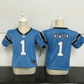 Nike Panthers Cam Newton #1 skyblue toddler NFL Jerseys