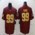 Washington Redskins #99 Young Nike red gold Color Rush Limited Jersey