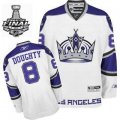 2014 stanley cup NHL Los Angeles Kings 8# DOUGHTY Jerseys White