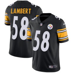 Pittsburgh Steelers #58 Jack Lambert Nike black Color Rush Limited Jersey