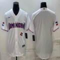 2023 World Cup Dominican Republic's white majestic baseball jerseys 06