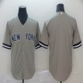 New York Yankees Bank gray majestic baseball jerseys