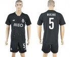 2016-2017 Oporto Club MARCANO #5 black soccer jersey away