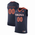 Custom Virginia Cavaliers blue college basketball jersey