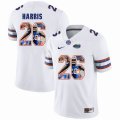 Custom Florida Gators #26 Marcell Harris white fashion college football jersey