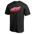 Men's Detroit Red Wings Fanatics Branded Black Midnight Mascot Big & Tall T-Shirt