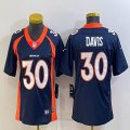 Youth Nike Denver Broncos #30 Terrell Davis blue Color Rush Limited Jerseys