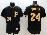 2016 Pittsburgh Pirates #24 Barry Bonds black elite baseball jersey