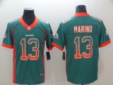 Miami Dolphins #13 Dan Marino Nike green drift Color Rush Limited Jersey