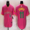 Nike San Diego Padres #11 Yu Darvish pink majestic mlb Jerseys 04