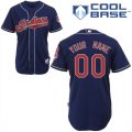 Cleveland Indians Personalized custom Blue MLB Jersey