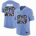 North Carolina Tar Heels Michael Jordan #23 skybue Printing fashion version college football jersey-1