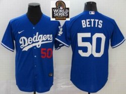 Nike Los Angeles Dodgers Mookie Betts black majestic baseball Jersey-LT