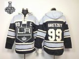 2014 stanley cup Los Angeles Kings 99# GRETZKY black NHL Hooded Sweatshirt