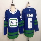 Adidas Vancouver Canucks #6 Brock Boeser blue hockey jersey-FH