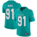 Miami Dolphins #91 Cameron Wake Nike green Color Rush Limited Jerseys