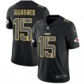 Nike Kansas City Chiefs #15 Patrick Mahomes II black Color Rush Limited jersey