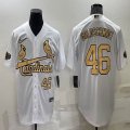 2022 MLB All-Star Nike St Louis Cardinals #46 Paul Goldschmidt white majestic baseball jerseys 01