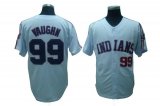 Cleveland Indians Vaughn 99# White Jerseys