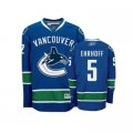 NHL Vancouver Canucks 5 EHRHOFF Blue Jersey