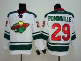 Reebok Minnesota Wild #29 Jason Pominville white nhl jerseys