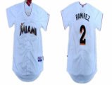 Florida Marlins #2 Hanley Ramirez White MLB Jerseys