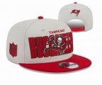 2023 Buccaneers white NFL Snapback Hats-YD