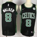 Nike Boston Celtics #8 Kemba Walker black nba jerseys-YL